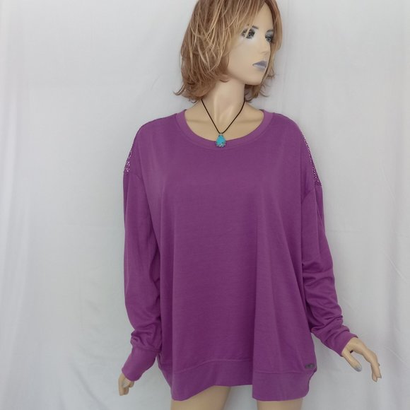 Nine West Sweaters - Nwt $60 NINE WEST Active Mesh Back Top  Sweater Sz 3X